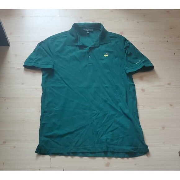Masters Polo Shirt Mens Extra Large Green Short Sleeve Augusta National XL - Picture 1 of 6